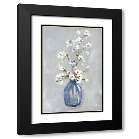 Cottage Blooming I Black Modern Wood Framed Art Print with Double Matting by Swatland, Sally