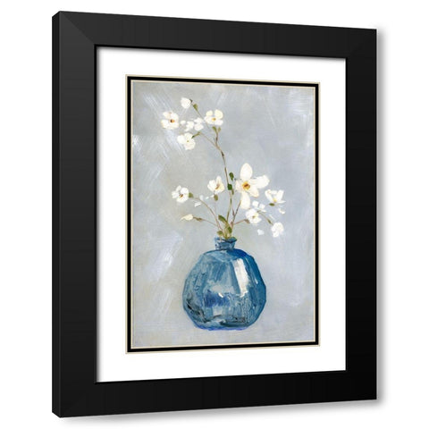Cottage Blooming II Black Modern Wood Framed Art Print with Double Matting by Swatland, Sally