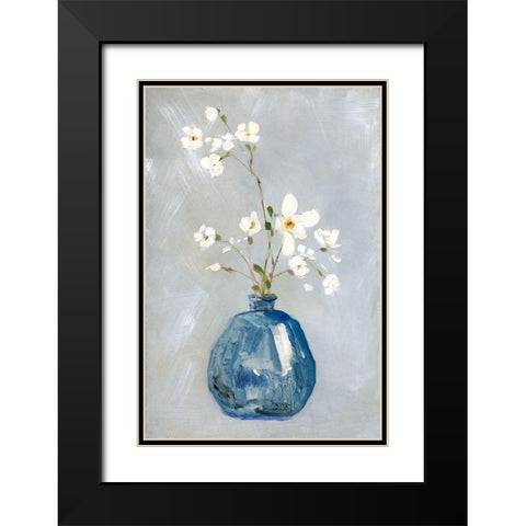 Cottage Blooming II Black Modern Wood Framed Art Print with Double Matting by Swatland, Sally