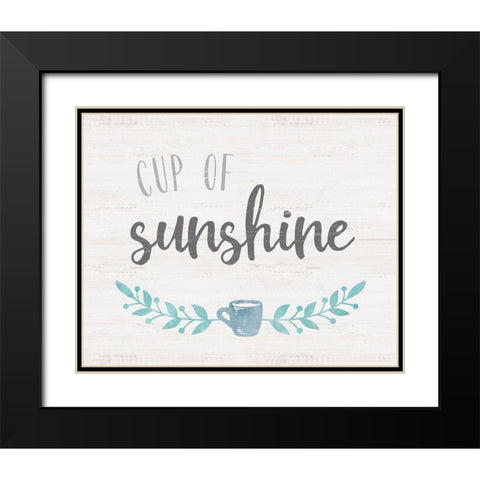 Cup of Sunshine Black Modern Wood Framed Art Print with Double Matting by Carpentieri, Natalie