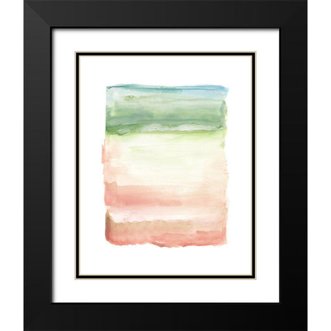 Skye I Black Modern Wood Framed Art Print with Double Matting by Nan