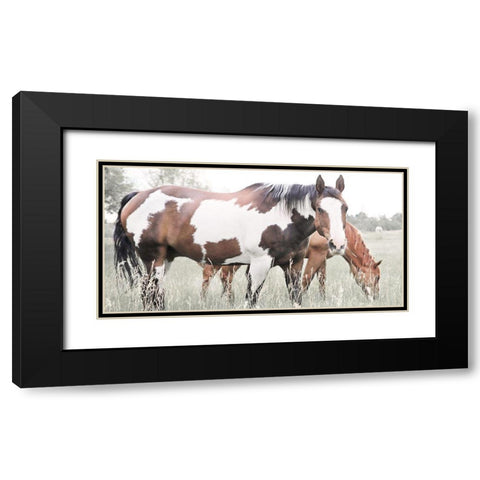 Grazin Black Modern Wood Framed Art Print with Double Matting by Robinson, Carol