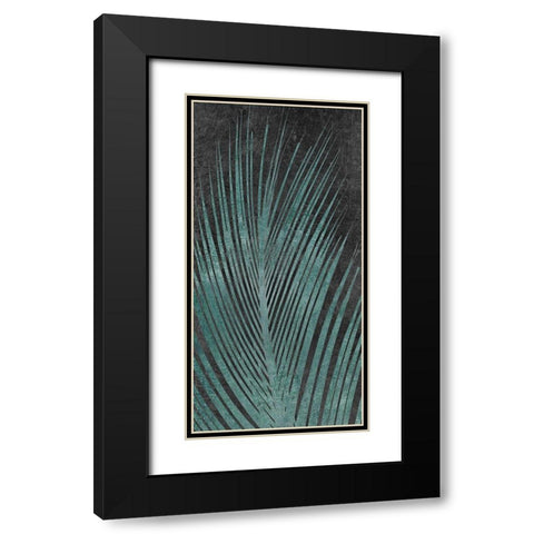 Palm Oasis I Black Modern Wood Framed Art Print with Double Matting by Carpentieri, Natalie