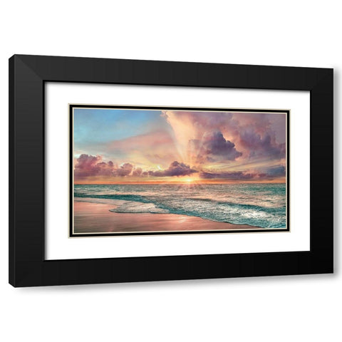Copper Beach Black Modern Wood Framed Art Print with Double Matting by Calascibetta, Mike