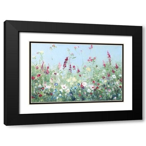 Sweet Summer Meadow Black Modern Wood Framed Art Print with Double Matting by Swatland, Sally