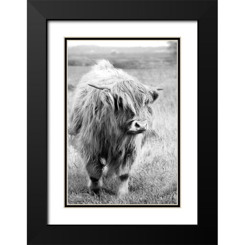 Gretna Green Black Modern Wood Framed Art Print with Double Matting by Hopkins, Cindy Miller