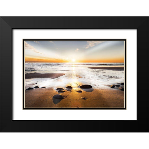 Affirmation of Light Black Modern Wood Framed Art Print with Double Matting by Delimont, Danita