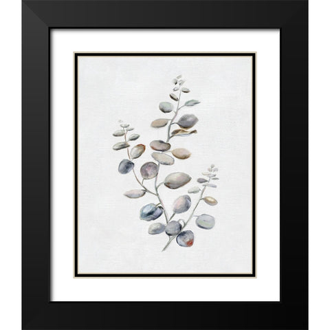 Eucalyptus II Black Modern Wood Framed Art Print with Double Matting by Brooks, Donna