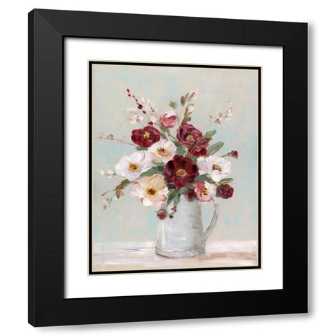 Summers Best Blooms Black Modern Wood Framed Art Print with Double Matting by Swatland, Sally