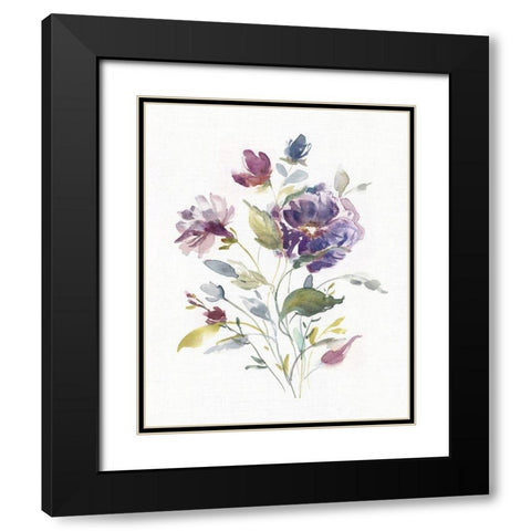 Color Variety I Black Modern Wood Framed Art Print with Double Matting by Robinson, Carol