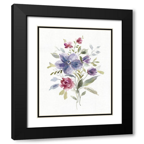 Color Variety II Black Modern Wood Framed Art Print with Double Matting by Robinson, Carol