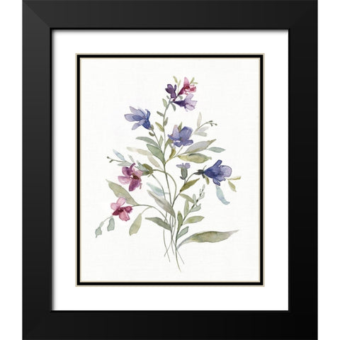 Color Variety III Black Modern Wood Framed Art Print with Double Matting by Robinson, Carol