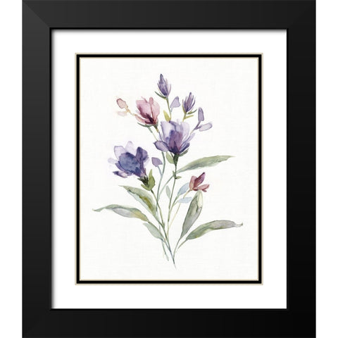 Color Variety IV Black Modern Wood Framed Art Print with Double Matting by Robinson, Carol