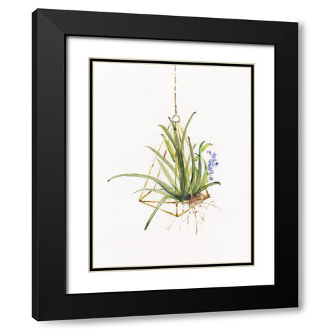 Gardenaire II Black Modern Wood Framed Art Print with Double Matting by Swatland, Sally