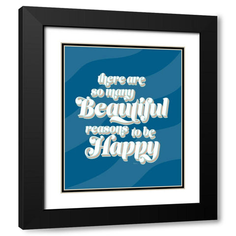 Beautiful Black Modern Wood Framed Art Print with Double Matting by Carpentieri, Natalie