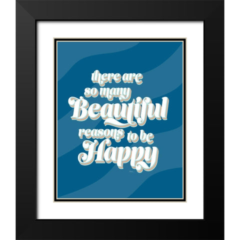 Beautiful Black Modern Wood Framed Art Print with Double Matting by Carpentieri, Natalie