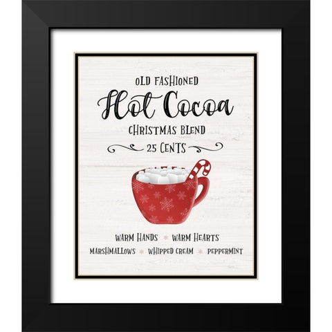 Old Fashioned Hot Chocolate Black Modern Wood Framed Art Print with Double Matting by Carpentieri, Natalie