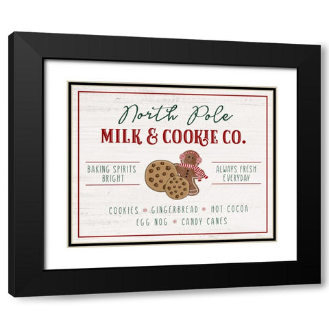 Milk and Cookie Company Black Modern Wood Framed Art Print with Double Matting by Carpentieri, Natalie