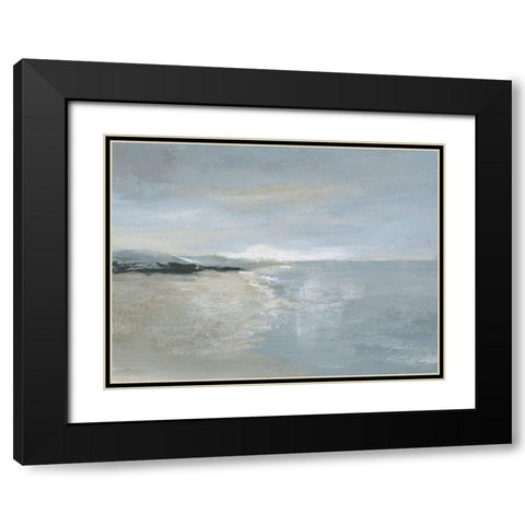 Quiet Morning Black Modern Wood Framed Art Print with Double Matting by Nan