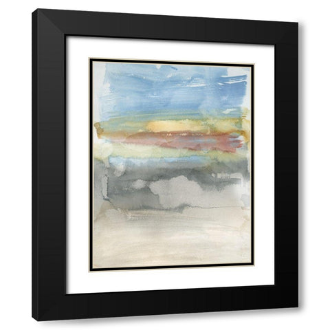High Desert Sunset I Black Modern Wood Framed Art Print with Double Matting by Jill, Susan
