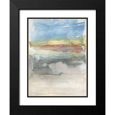 High Desert Sunset I Black Modern Wood Framed Art Print with Double Matting by Jill, Susan