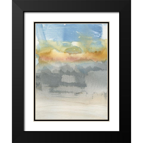 High Desert Sunset II Black Modern Wood Framed Art Print with Double Matting by Jill, Susan