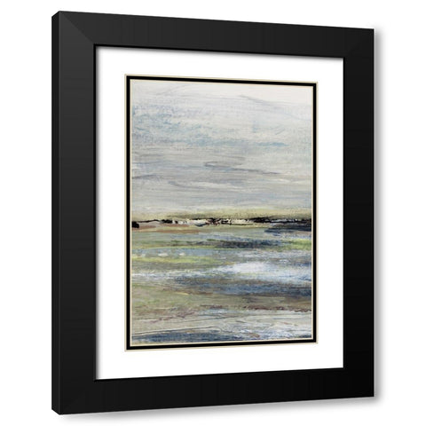 Wetlands I Black Modern Wood Framed Art Print with Double Matting by Jill, Susan