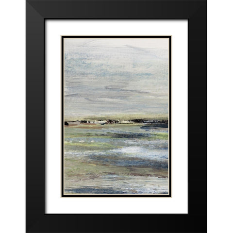 Wetlands I Black Modern Wood Framed Art Print with Double Matting by Jill, Susan