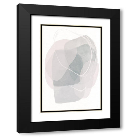 River Jewels I Black Modern Wood Framed Art Print with Double Matting by Jill, Susan