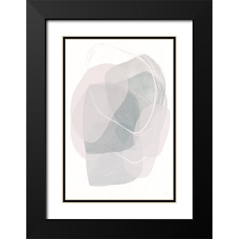 River Jewels I Black Modern Wood Framed Art Print with Double Matting by Jill, Susan