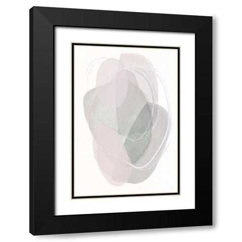 River Jewels II Black Modern Wood Framed Art Print with Double Matting by Jill, Susan