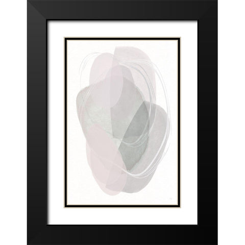 River Jewels II Black Modern Wood Framed Art Print with Double Matting by Jill, Susan