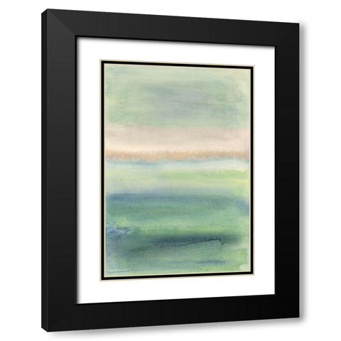 Campania II Black Modern Wood Framed Art Print with Double Matting by Jill, Susan