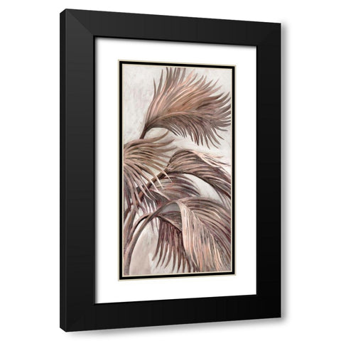 Sedona Palm I Black Modern Wood Framed Art Print with Double Matting by Pattinian, Merri