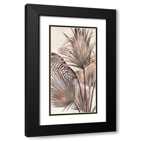 Sedona Palm II Black Modern Wood Framed Art Print with Double Matting by Pattinian, Merri