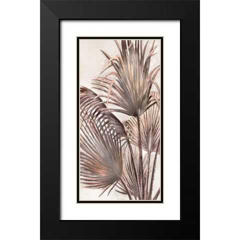 Sedona Palm II Black Modern Wood Framed Art Print with Double Matting by Pattinian, Merri