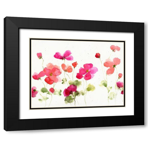 Watery Cosmos I Black Modern Wood Framed Art Print with Double Matting by Swatland, Katie