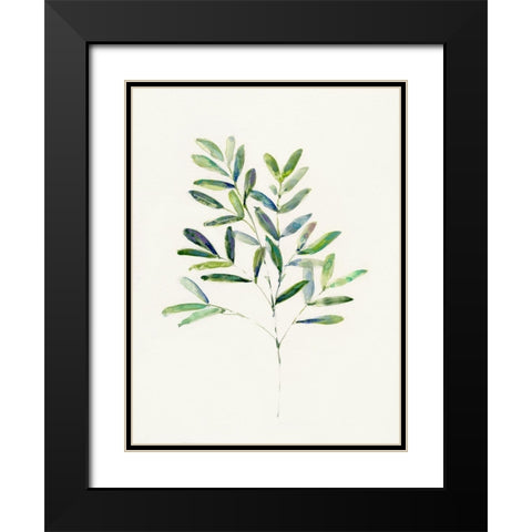 Breath of Spring I Black Modern Wood Framed Art Print with Double Matting by Swatland, Sally