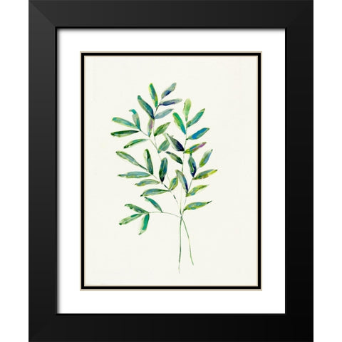 Breath of Spring II Black Modern Wood Framed Art Print with Double Matting by Swatland, Sally