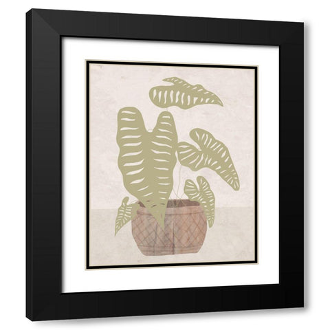 Potted Still Life I Black Modern Wood Framed Art Print with Double Matting by Santiago, Daniela