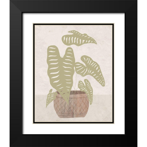 Potted Still Life I Black Modern Wood Framed Art Print with Double Matting by Santiago, Daniela