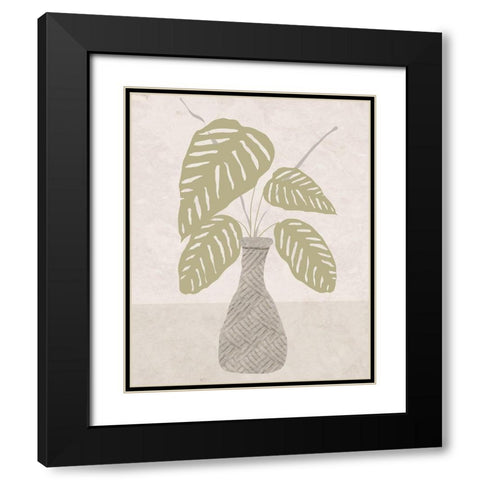 Potted Still Life II Black Modern Wood Framed Art Print with Double Matting by Santiago, Daniela