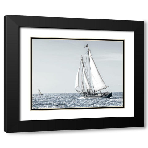 Cape Ann Winds Black Modern Wood Framed Art Print with Double Matting by Delimont, Danita