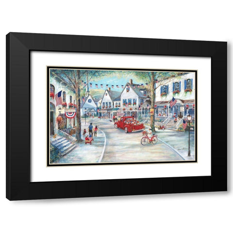 Liberty Lane Black Modern Wood Framed Art Print with Double Matting by Manning, Ruane