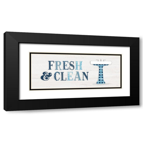 Fresh and Clean Black Modern Wood Framed Art Print with Double Matting by Carpentieri, Natalie