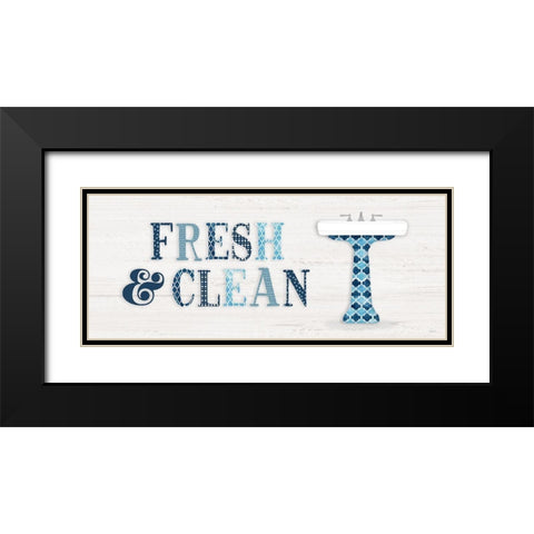 Fresh and Clean Black Modern Wood Framed Art Print with Double Matting by Carpentieri, Natalie