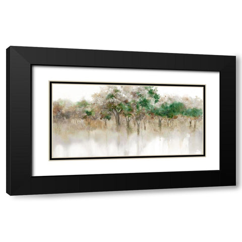 Subtle Meadow Reflections Black Modern Wood Framed Art Print with Double Matting by Robinson, Carol