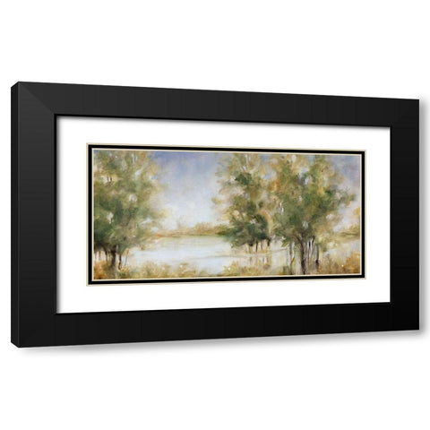 Waterway Grove Black Modern Wood Framed Art Print with Double Matting by Robinson, Carol