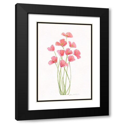 Intertwined Bouquet I Black Modern Wood Framed Art Print with Double Matting by Swatland, Sally
