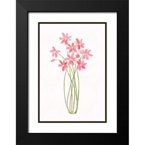 Intertwined Bouquet II Black Modern Wood Framed Art Print with Double Matting by Swatland, Sally